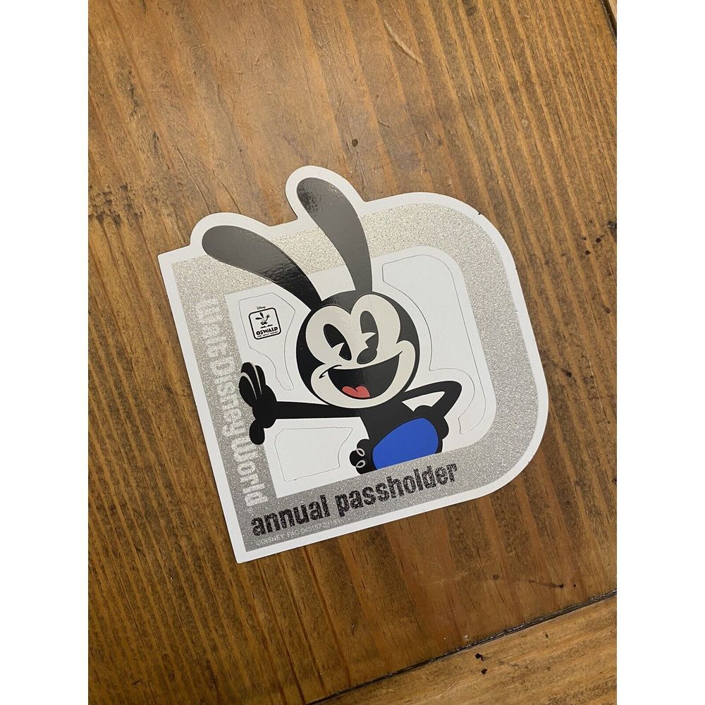 2023 New Disney WDW AP Authentic Annual Passholder Car Magnet Oswald